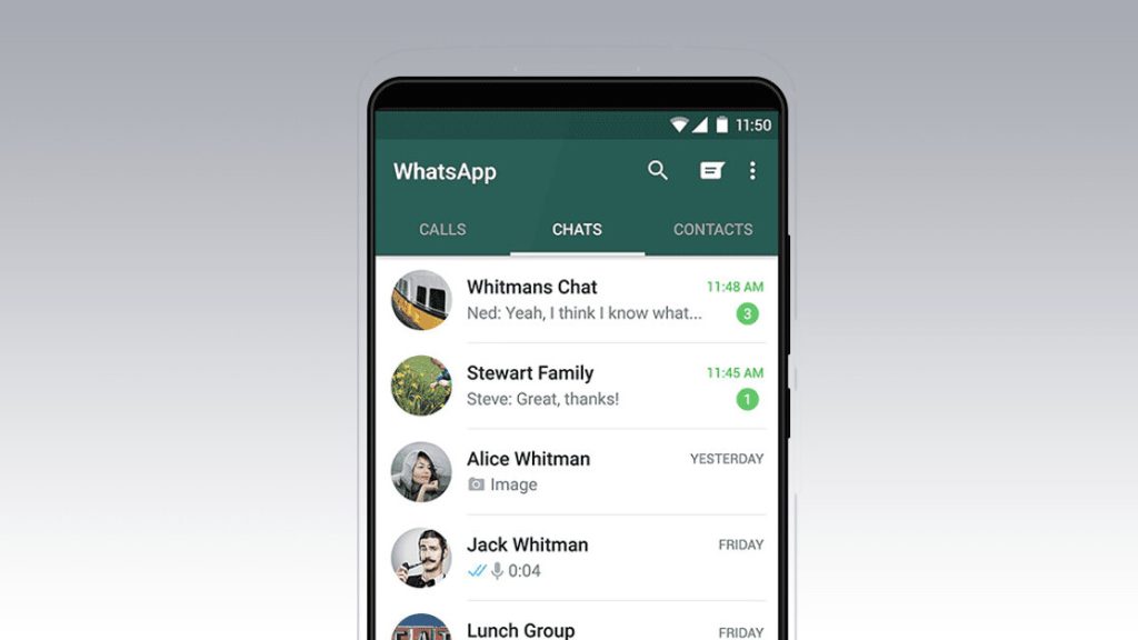 WhatsApp contacts