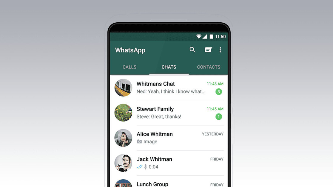 WhatsApp contacts